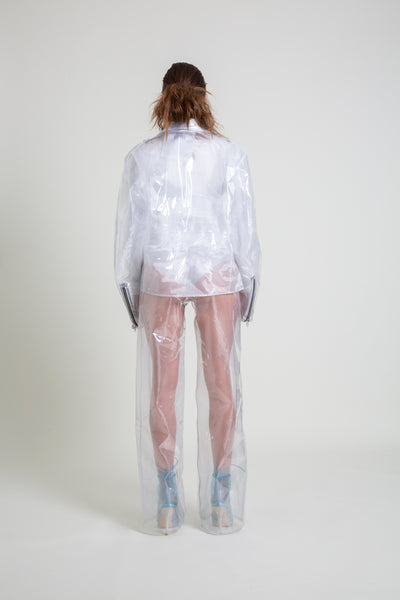 The Organza/Transparent Plastic Pant – L.A. Roxx