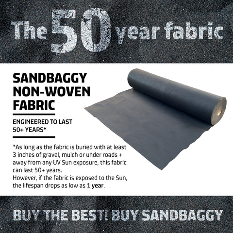 uv stabilized pond underlayment fabric lasts 50 plus years