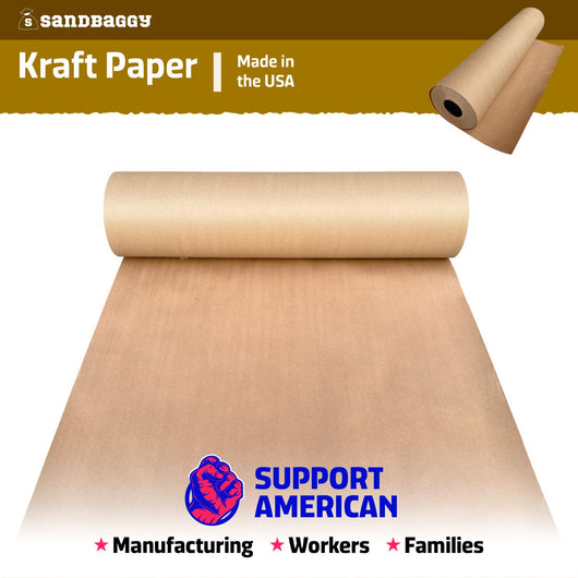 Bulk Roll Paper By The Foot 36 Wide - Natural (Kraft)