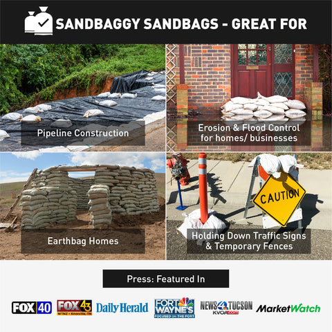 Polypropylene Sandbags Applications