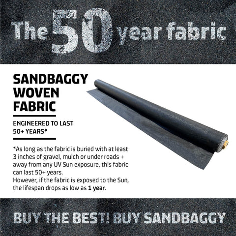 heavy duty landscape fabric with 50 year lifespan
