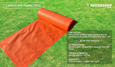 weed barrier landscape fabric