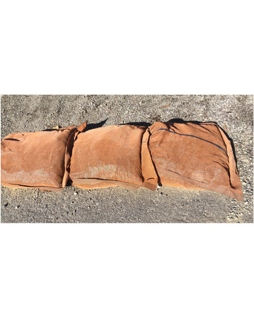 Brown 17x27 Monofilament, Long-Lasting Sandbags in Use
