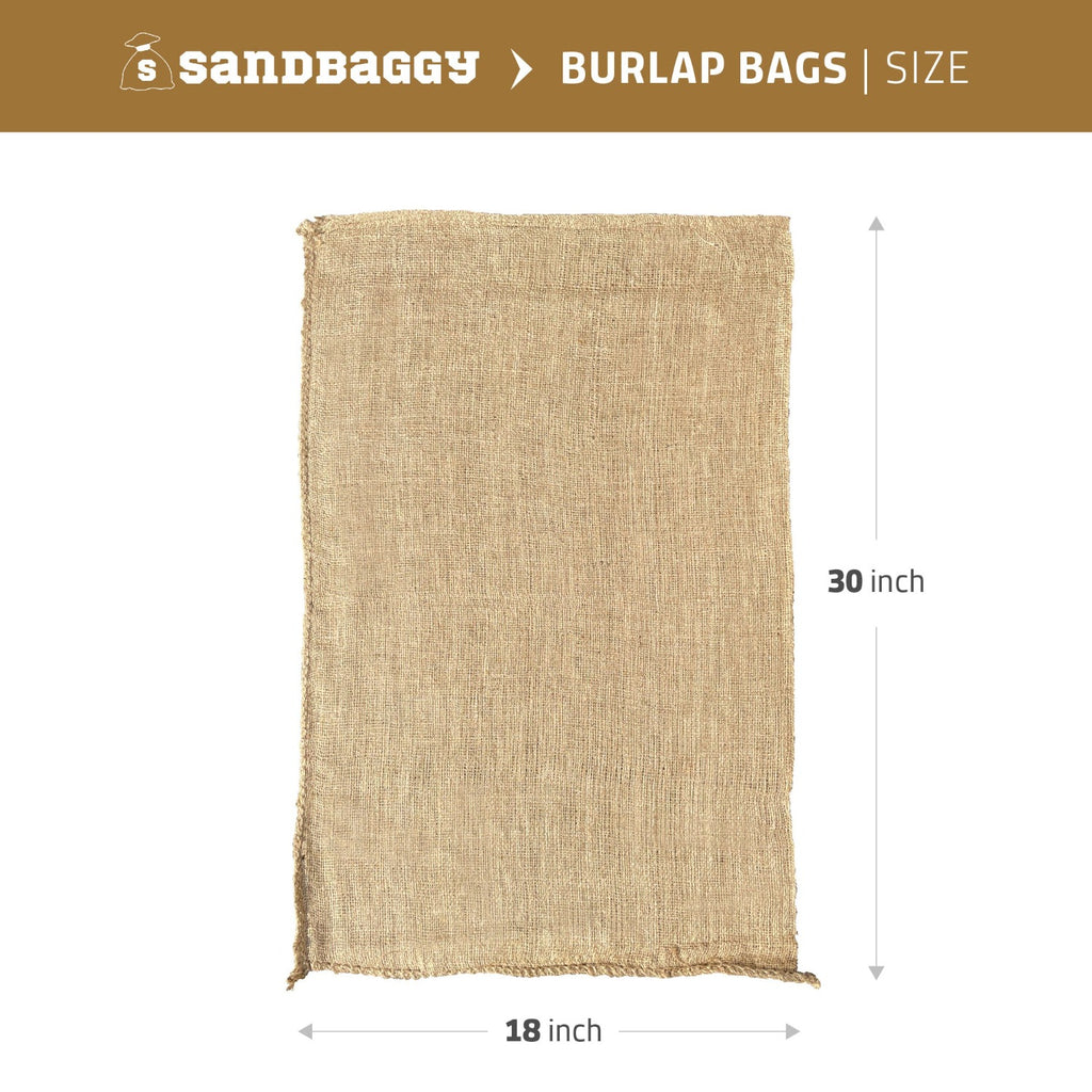 Large 22 x 36 Natural Burlap Bags / Burlap Sacks ~ 3 feet long - Fish Bag