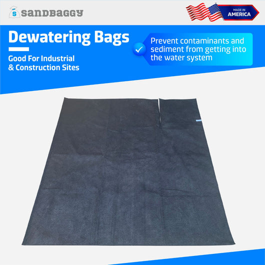 Dewatering Bags - Filter Sediment, Oil, Sludge – Sandbaggy