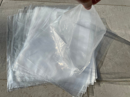12 x 15 Clear Poly Bags - 1 Mil Thick, Reusable - Sandbaggy