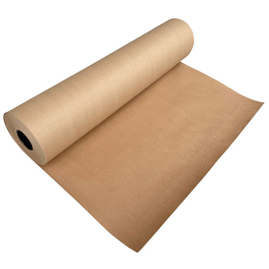 36 inch Lightweight Kraft Paper Rolls - 30 lb. Recycled Paper (Brown)