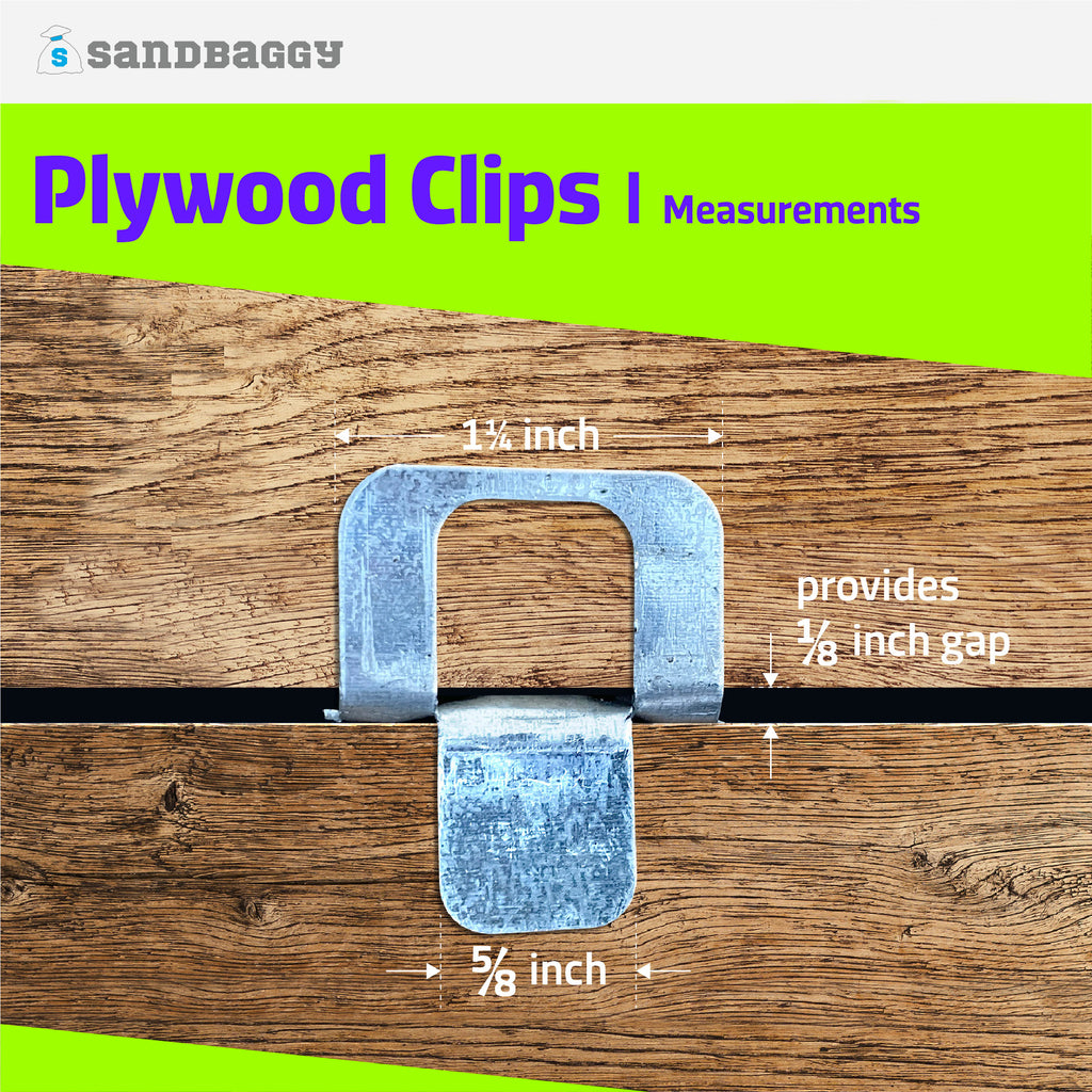 Plywood H Clips For Roofing Panel Sheathing Sandbaggy