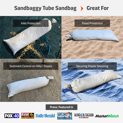 Tube Sandbags Applications