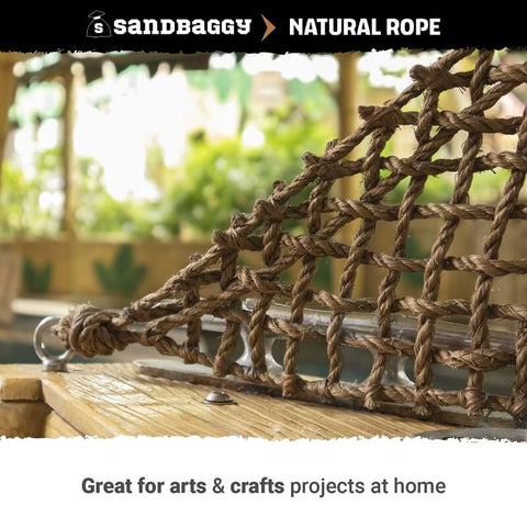Natural Rope: great for arts and crafts projects at home