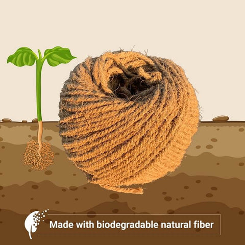 Sisal rope: made with biodegradable natural fiber