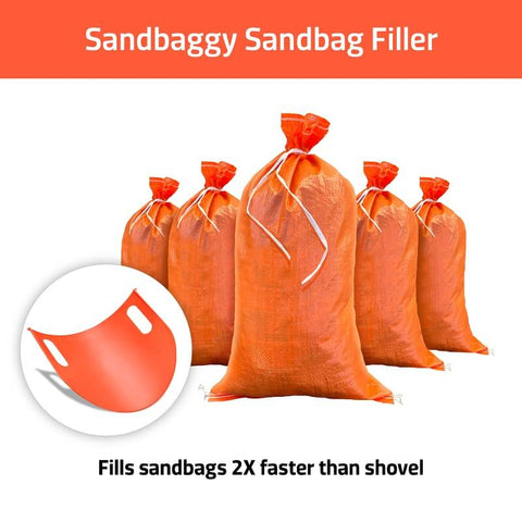 Fill sandbags faster with a sandbag filling tool.