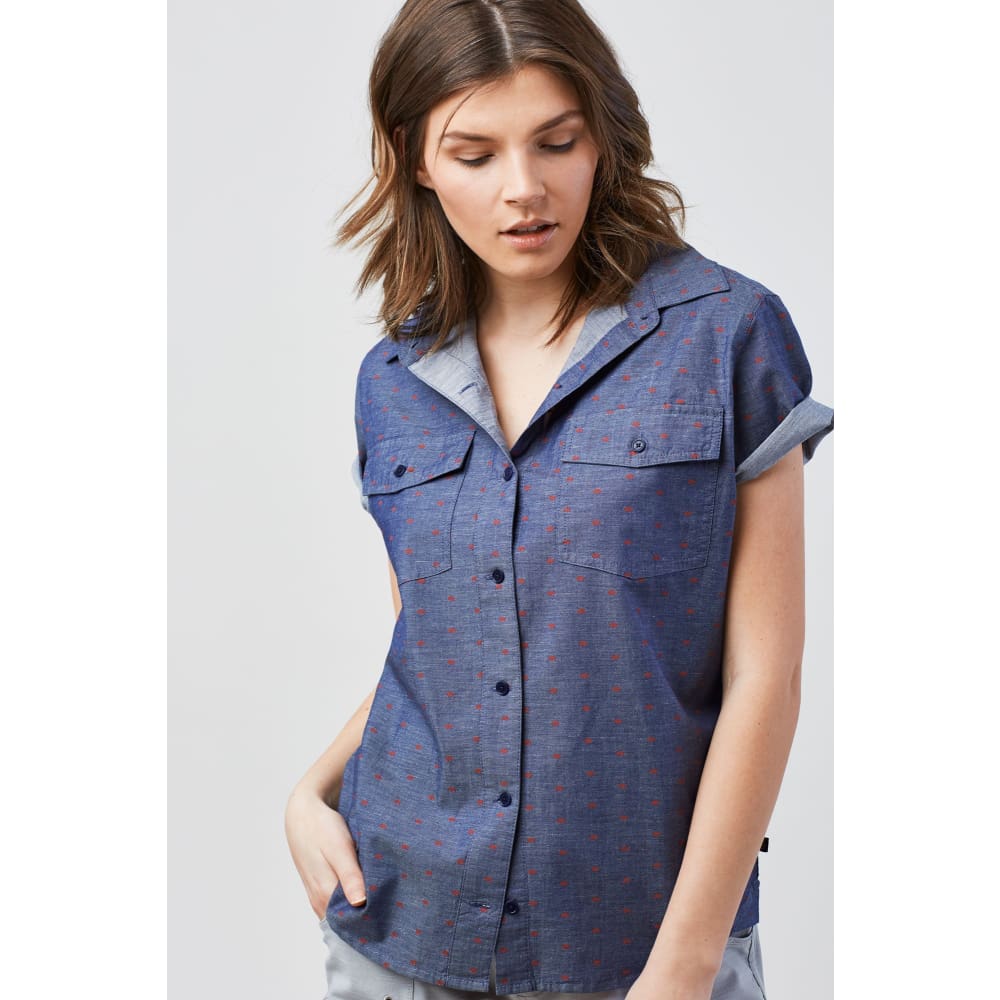 UB Highland Bison Button Down S/S Women | The Hub