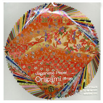 Chiyogami Yuzen Origami Paper - WHISPER - 4 Sheet Pack - 6 x 6 Inch