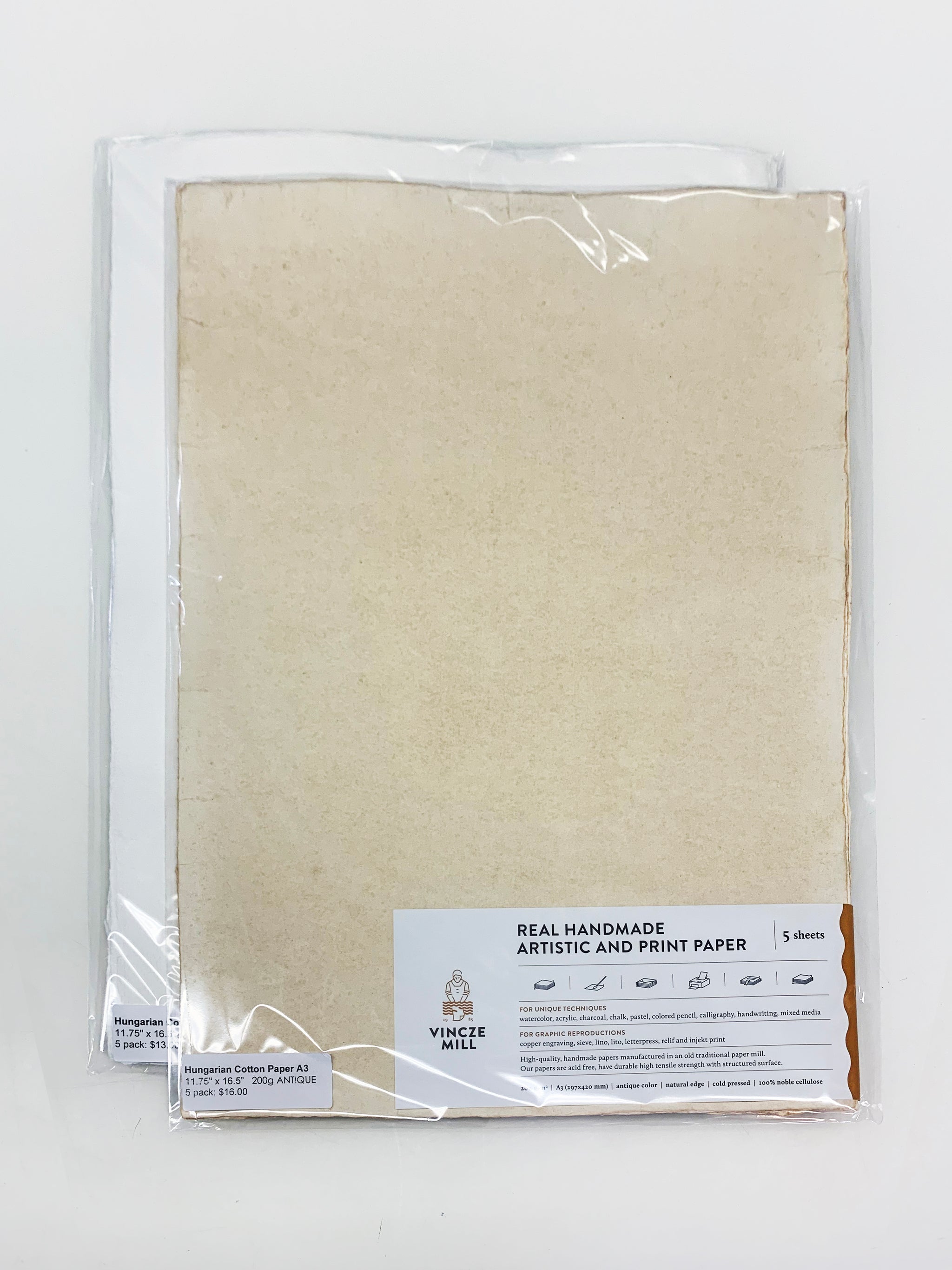 Hungarian Cotton Paper (A3 – Hiromi Paper,