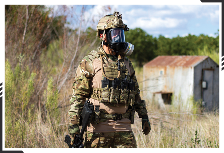 The CM-6M mask in action