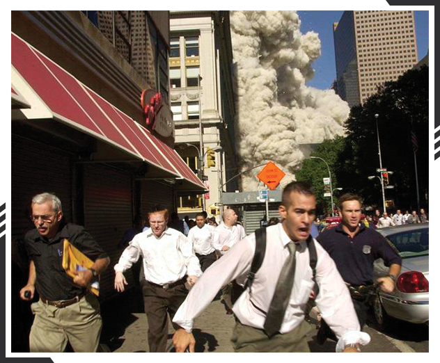 The 9/11 terrorist attacks wreaked havoc in New York City.