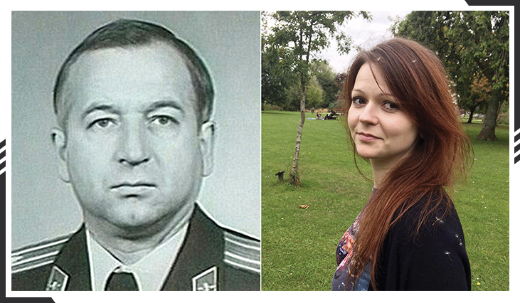 Ex-double agent Sergei Skripal and his daughter, Yulia.