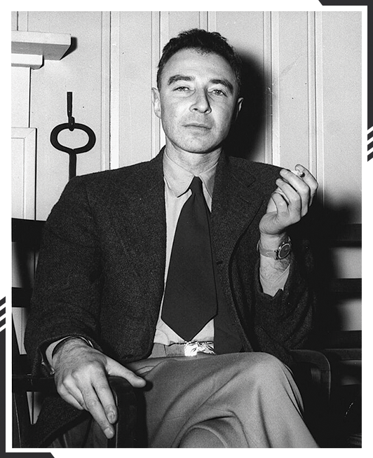 J. Robert Oppenheimer smoking