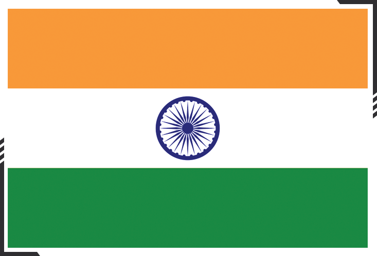 The Indian flag