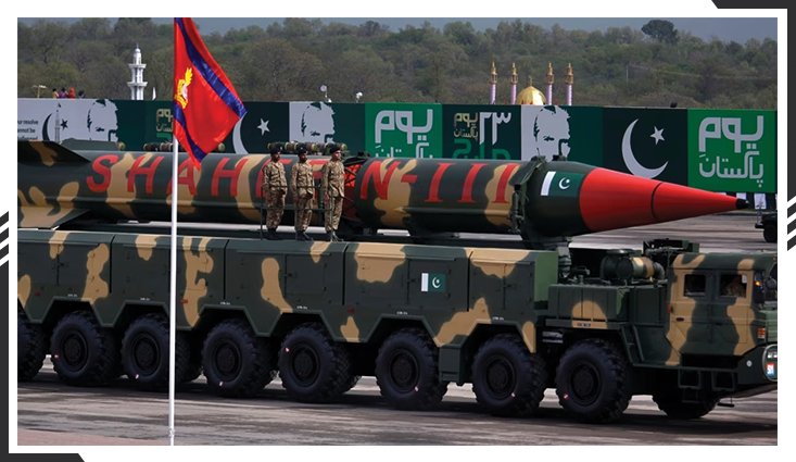 Pakistani missile being transported