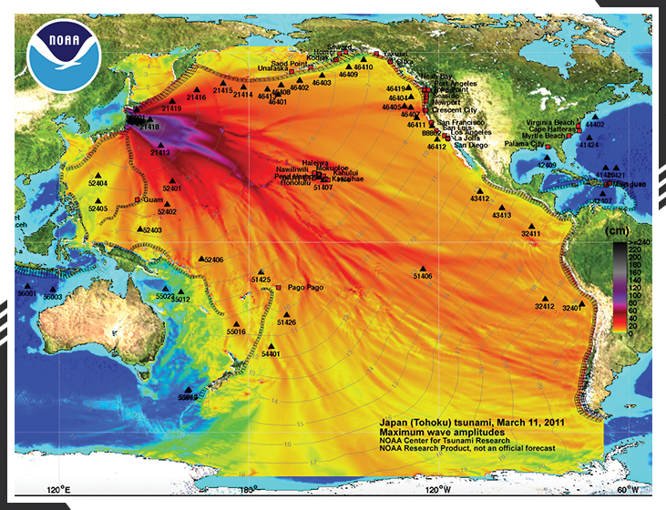 Fukushima fallout map