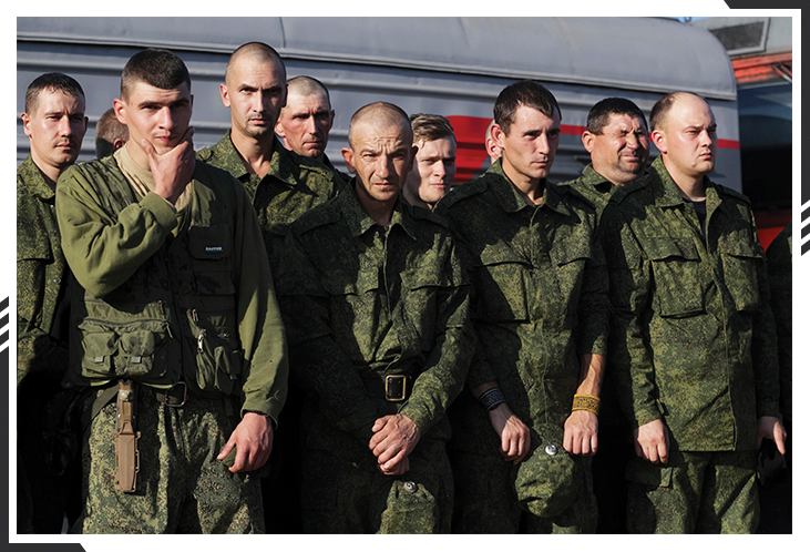 Russia’s expanded draft conscripts more new soldiers for the fight.