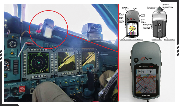 Russian pilots reportedly resorted to using civilian GPS units for navigation.