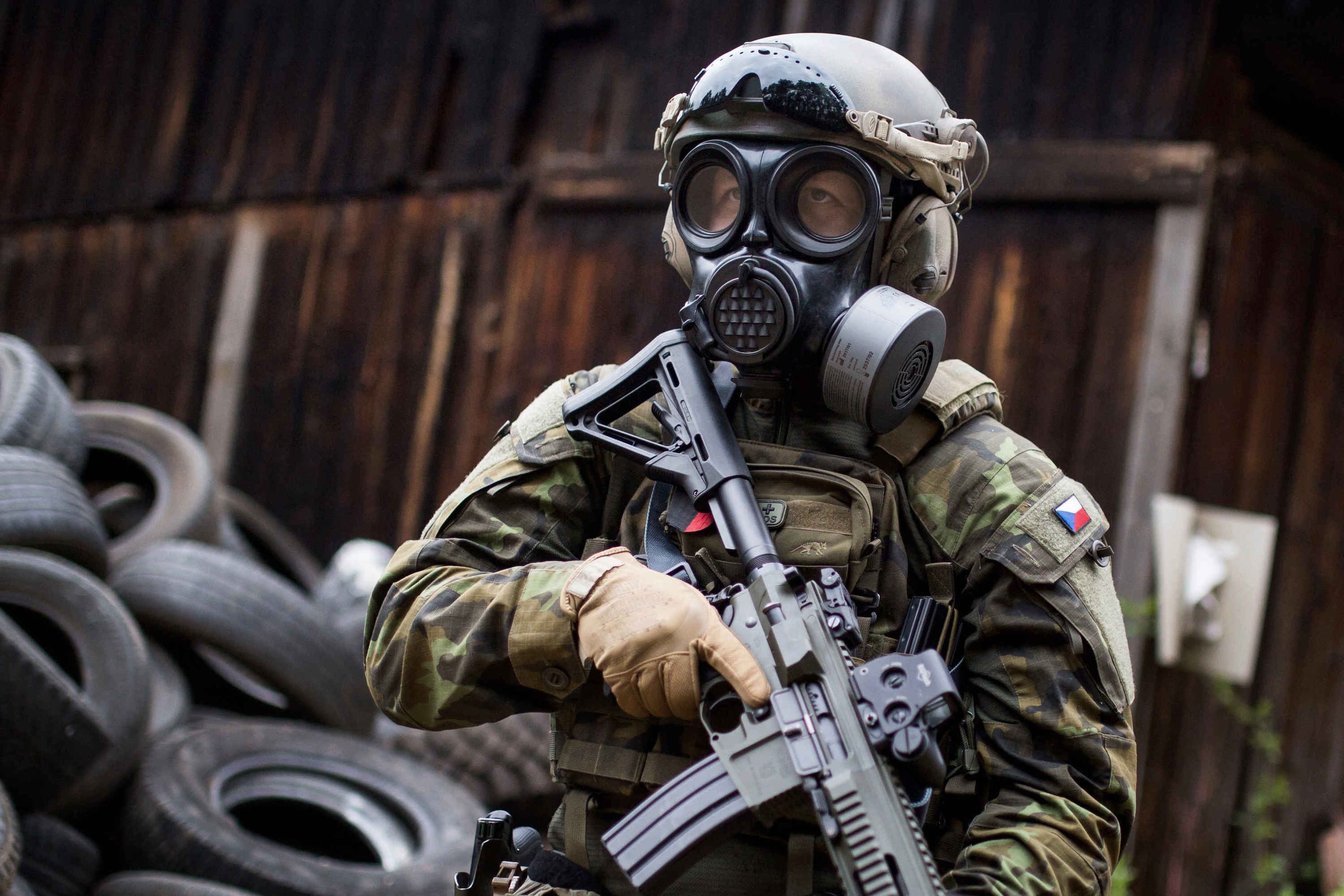 tactical half face gas mask