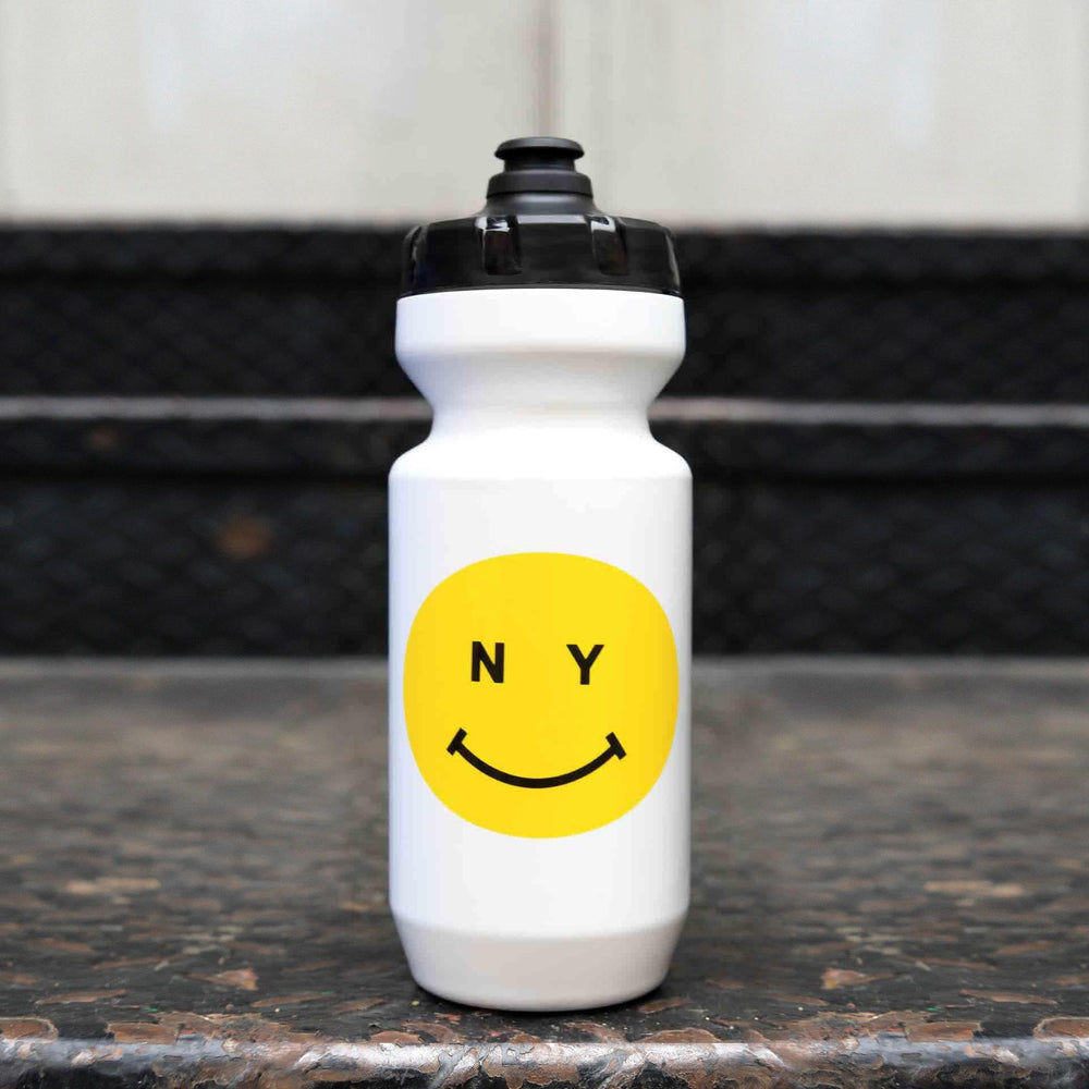 yellow cycling water bottle