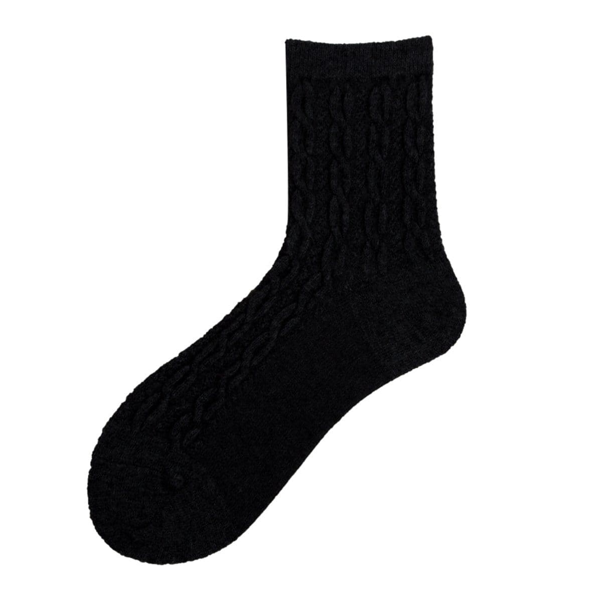Verdrehte Muster -Design -Socken