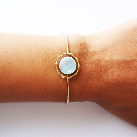 Aquamarine Bangle