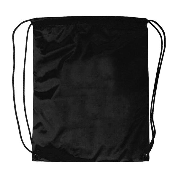 Black Cinch Bags (12 ct) - Bulk Toy Store
