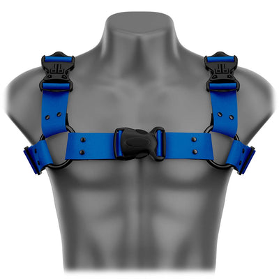 Black Fashion Leather Harness For Men