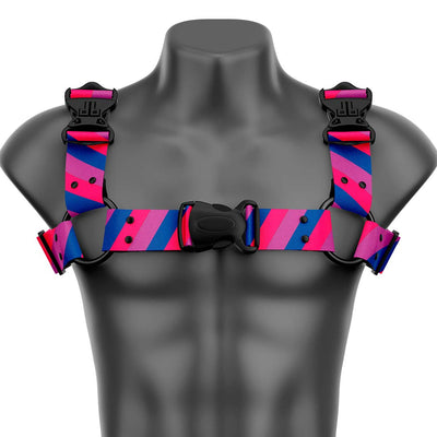 Martial Asymmetrical Leather Harness