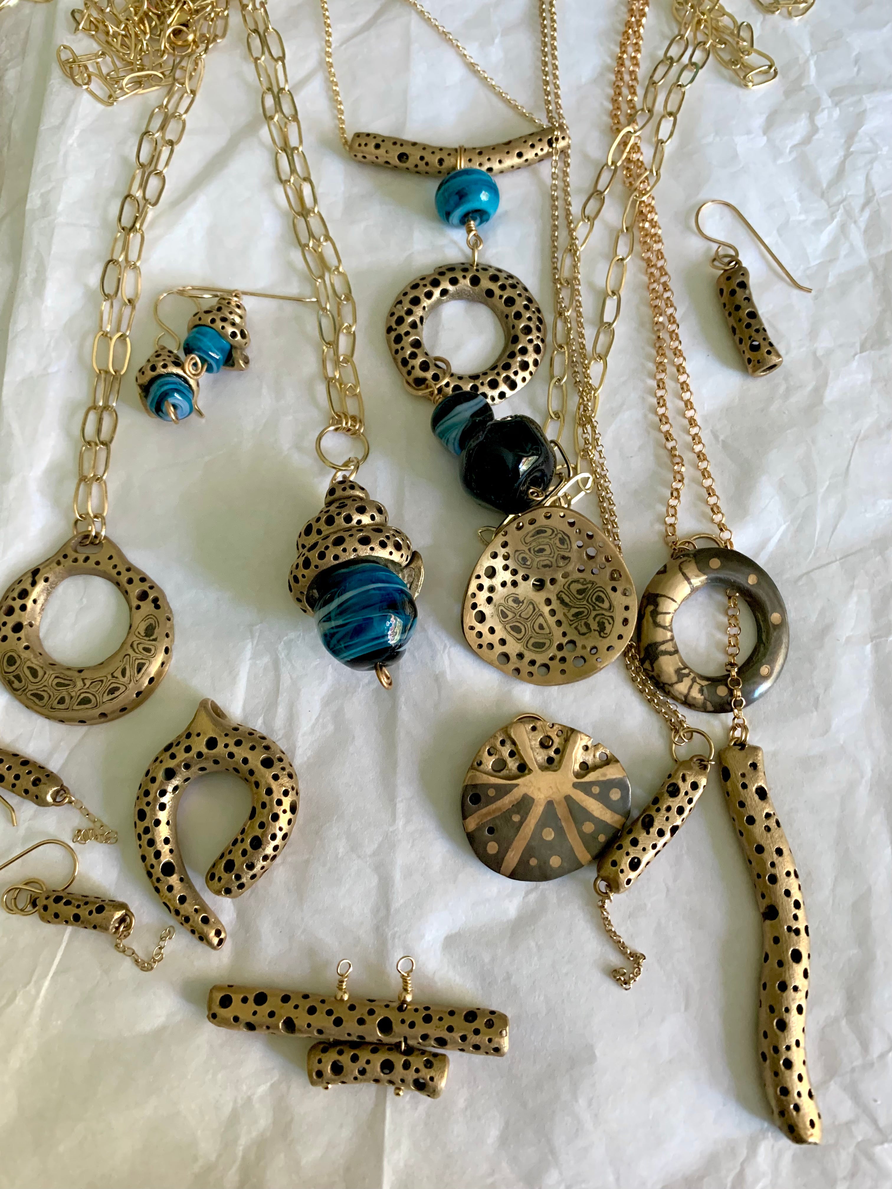 One of a kind ocean inspired jewellery