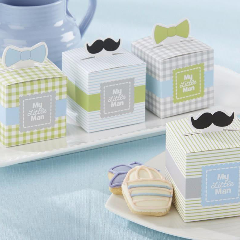 My Little Man Boy Baby Shower Favour Box Set Of 4 Australian Favors