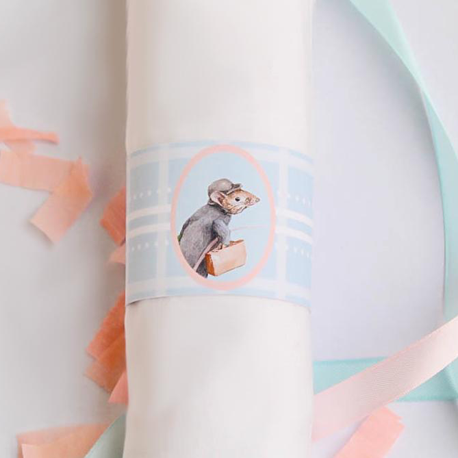 Peter Rabbit Pastel Baby Shower 1st Birthday Personalized Party
