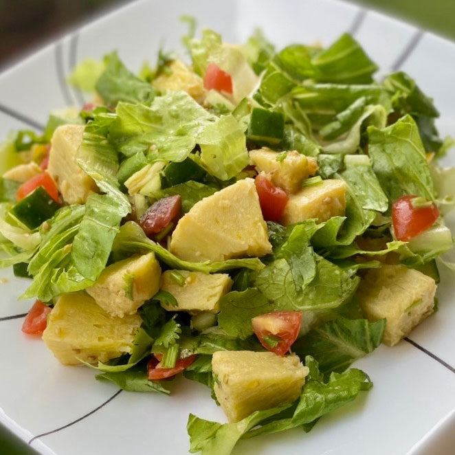 Warm ulu salad