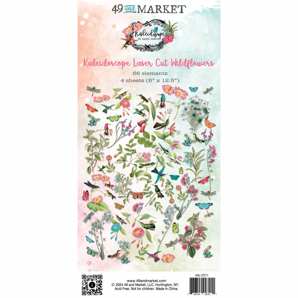 49 And Market Laser Cut Outs - Wildflower, Kaleidoscope