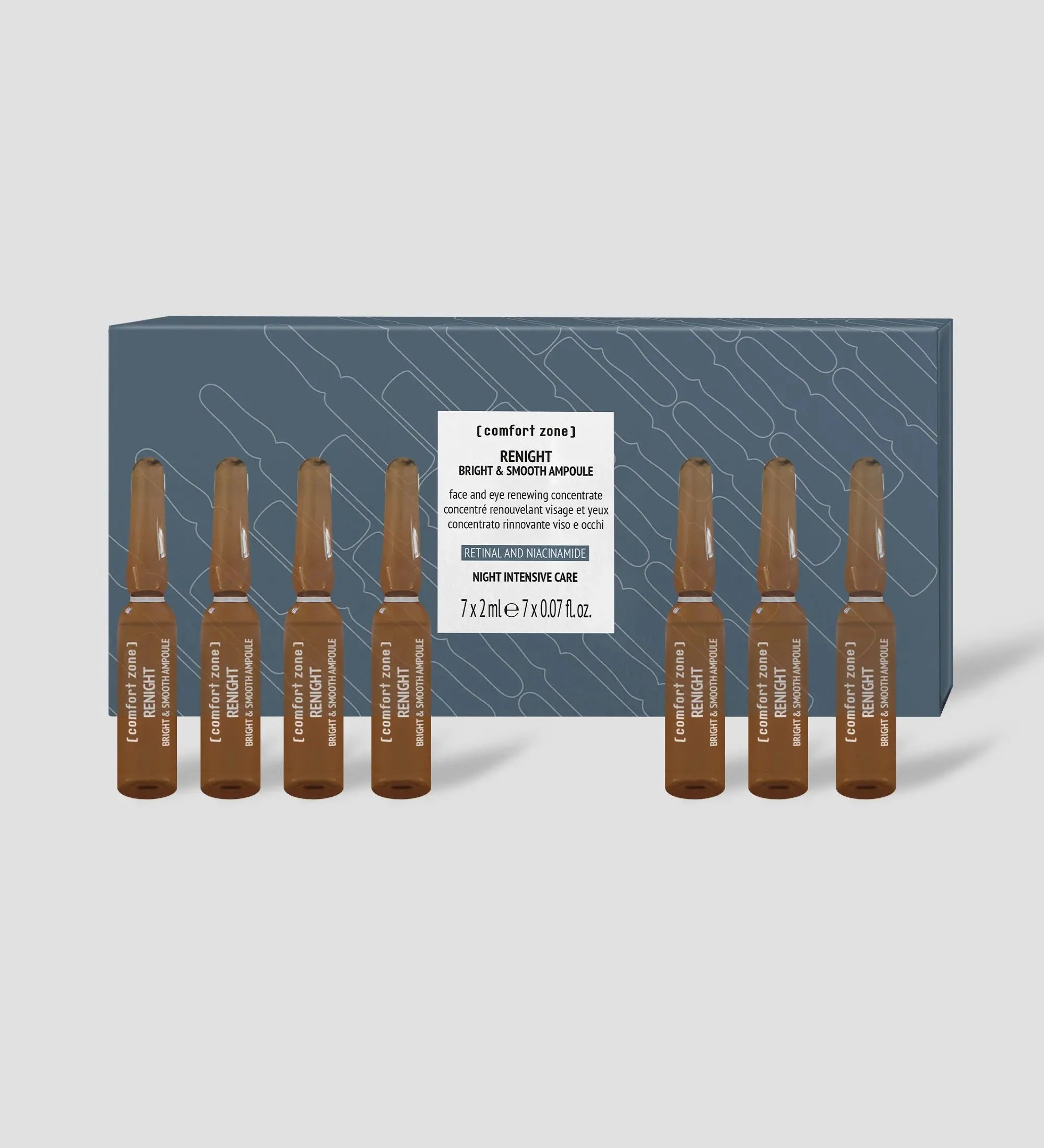 COMFORT ZONE Renight Bright and Smooth Ampoule 7 x2ml % | product_vendor%