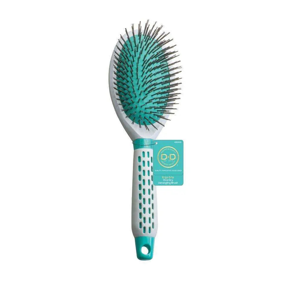 D&D Ergo Grip Oval Dry Detangling Brush (DD025) % | product_vendor%