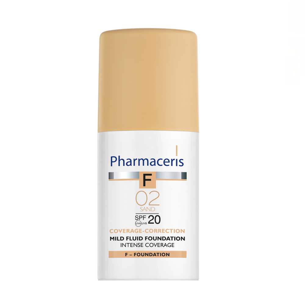 PHARMACERIS F Intense Coverage Foundation SPF20 30ml (02 Sand) % | product_vendor%