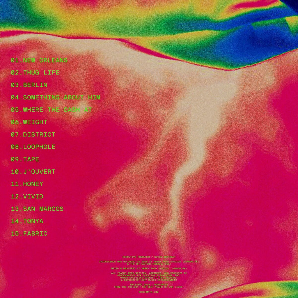 Image result for iridescence brockhampton