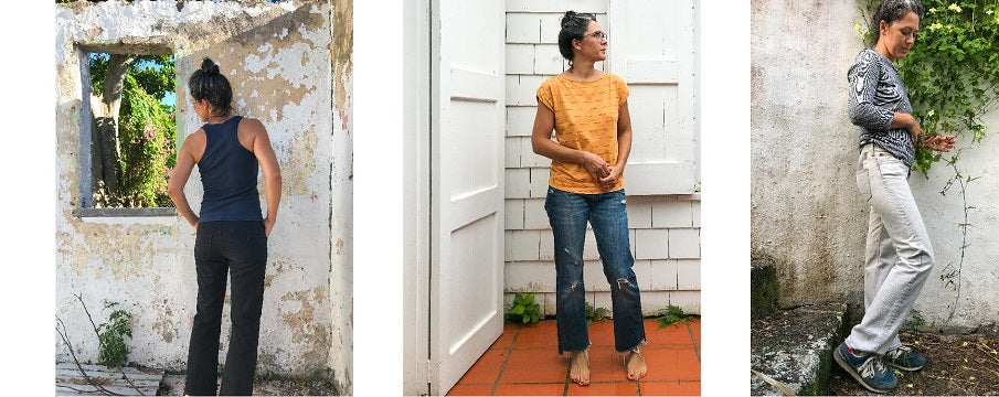 Easy Outfit Recipe: Mustard + White + Denim - Cotton Stem