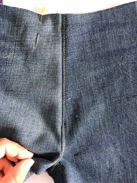 halfmoon 101 JEANS | sew along button fly