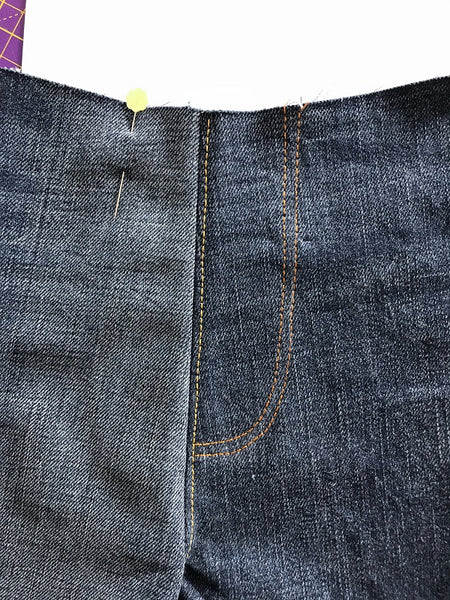 halfmoon 101 JEANS | sew along button fly