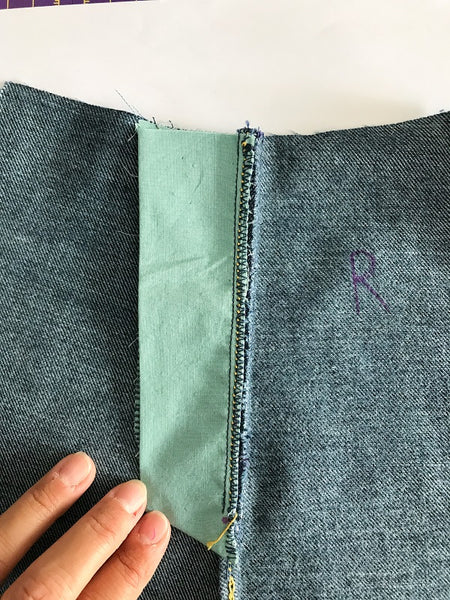 halfmoon 101 JEANS | sew along button fly