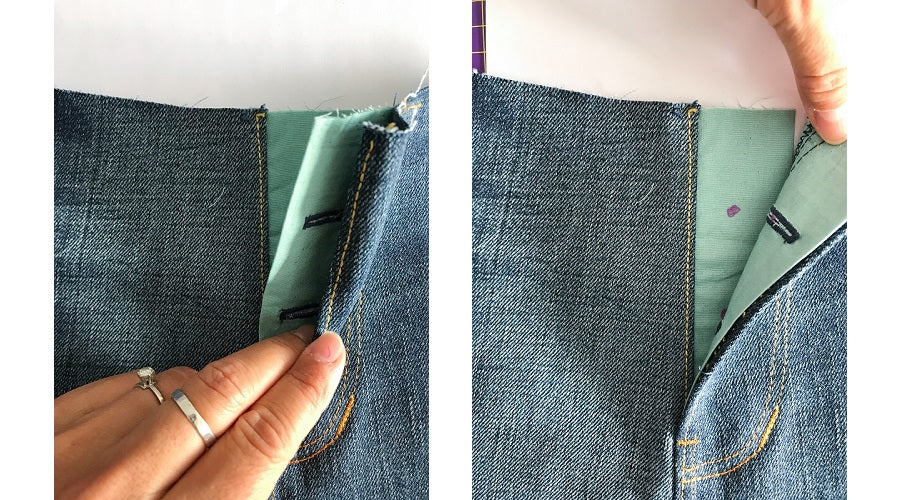 halfmoon 101 JEANS | sew along button fly