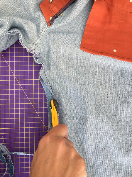 halfmoon 101 JEANS | sew along seams